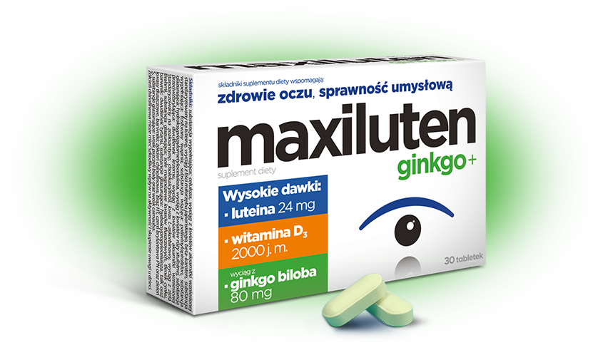 Opakowanie Maxiluten Ginkgo